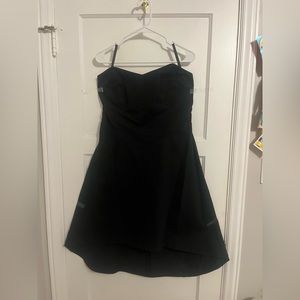 Black High Low Dress
